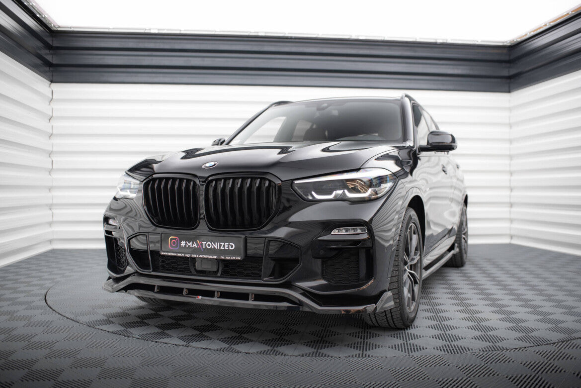 Frontlippe V.2 passend für BMW X5 M-Paket G05 schwarz Hochglanz