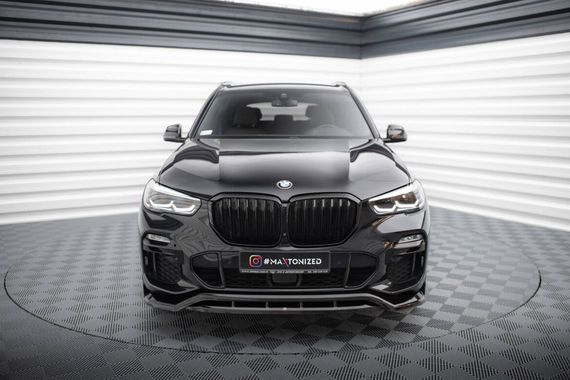 Frontlippe V.2 passend für BMW X5 M-Paket G05 schwarz Hochglanz