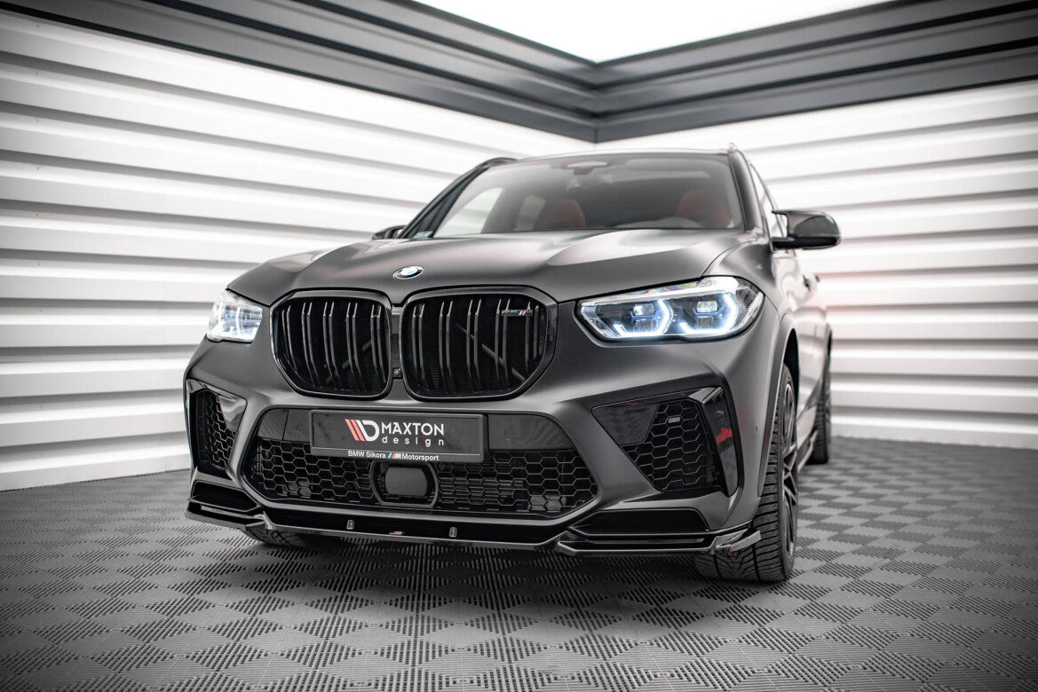 Frontlippe V.2 passend für BMW X5M F95 schwarz Hochglanz