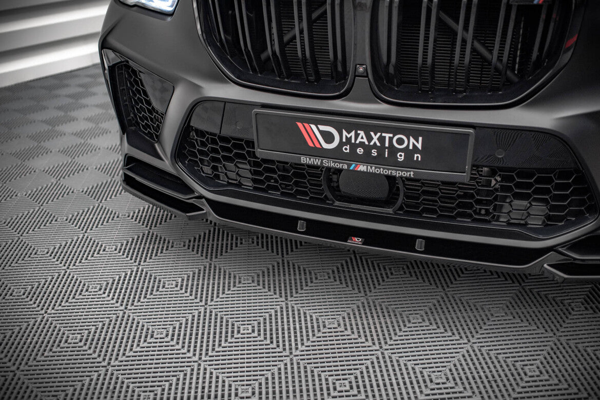 Frontlippe V.2 passend für BMW X5M F95 schwarz Hochglanz