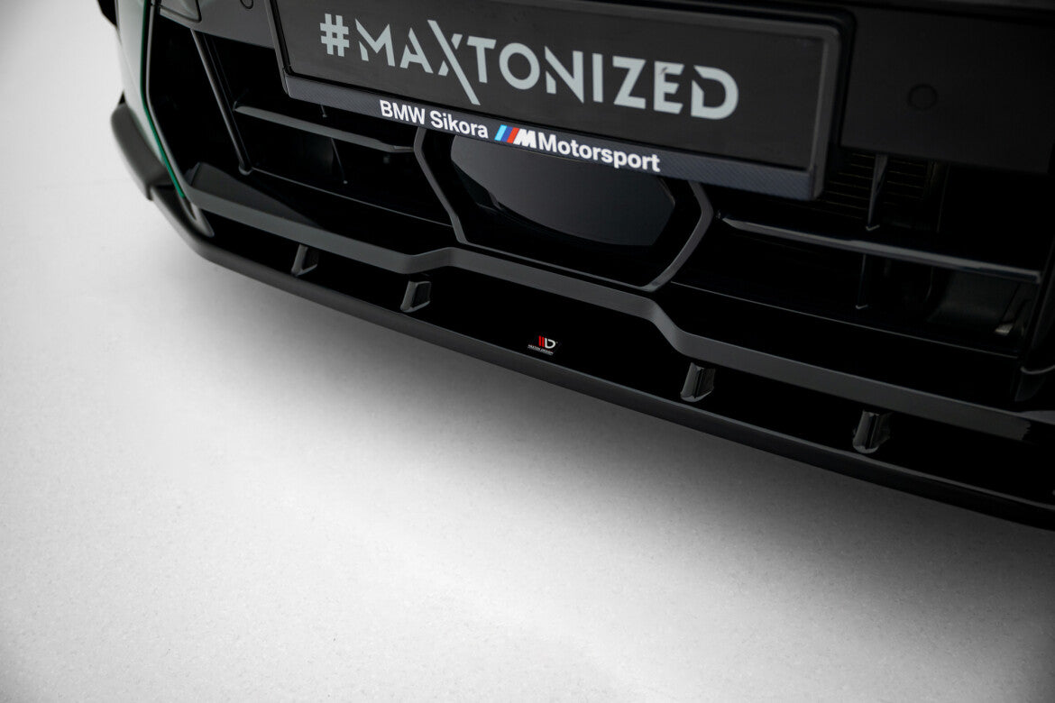 Frontlippe V.2 passend für BMW X6 M F96 FL schwarz Hochglanz