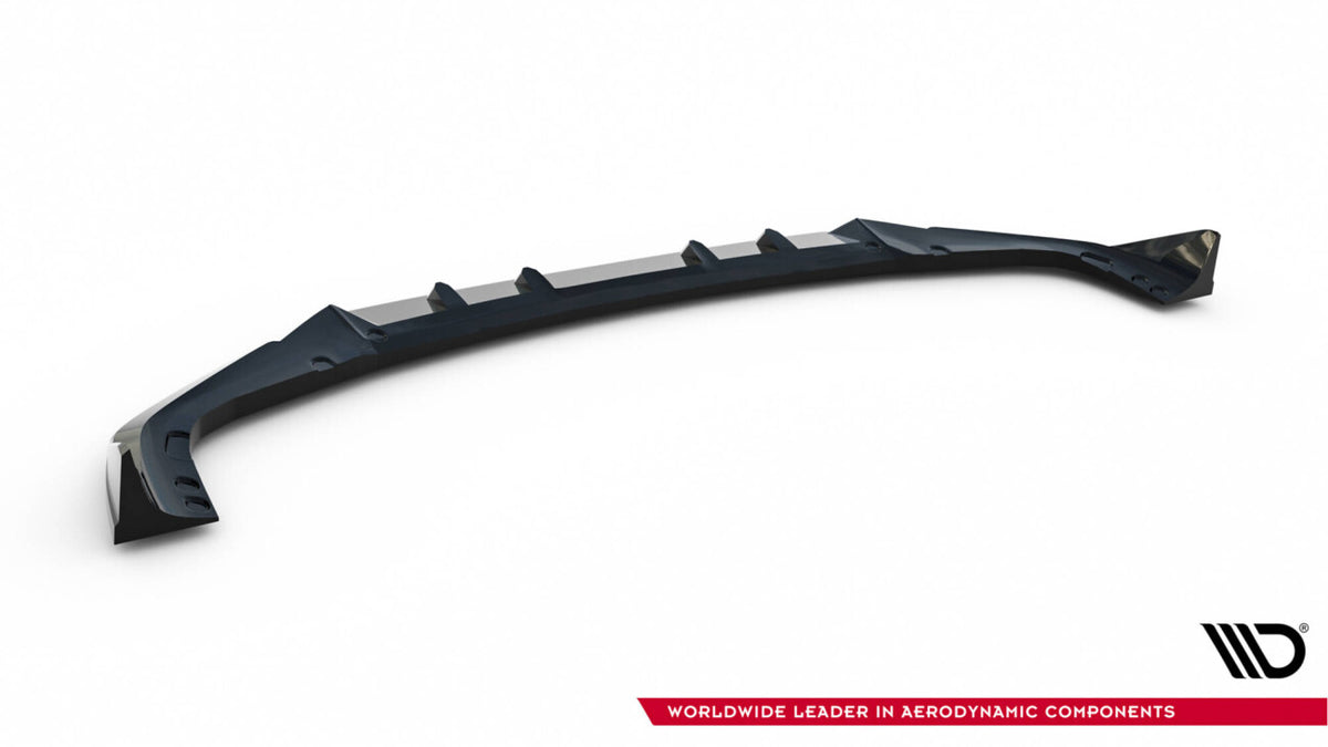 Frontlippe V.2 passend für BMW X6 M F96 FL schwarz Hochglanz