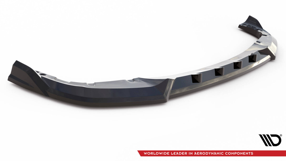 Frontlippe V.2 passend für BMW X6 M F96 schwarz Hochglanz