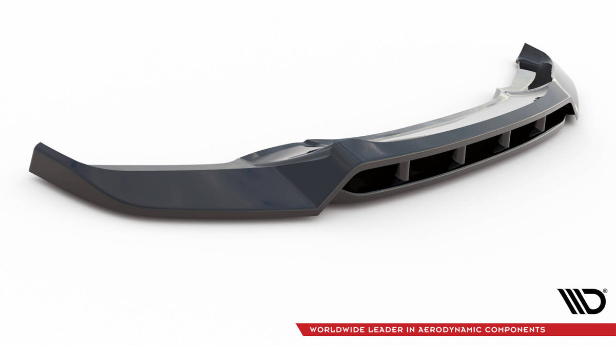 Frontlippe V.2 passend für BMW X6 M-Paket F16 schwarz Hochglanz