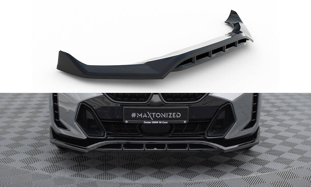 Frontlippe V.2 passend für BMW X6 M-Paket G06 FL schwarz Hochglanz