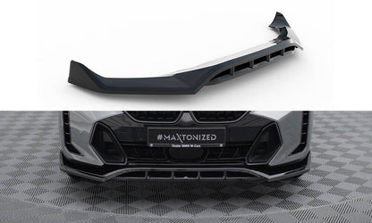 Frontlippe V.2 passend für BMW X6 M-Paket G06 FL schwarz Hochglanz
