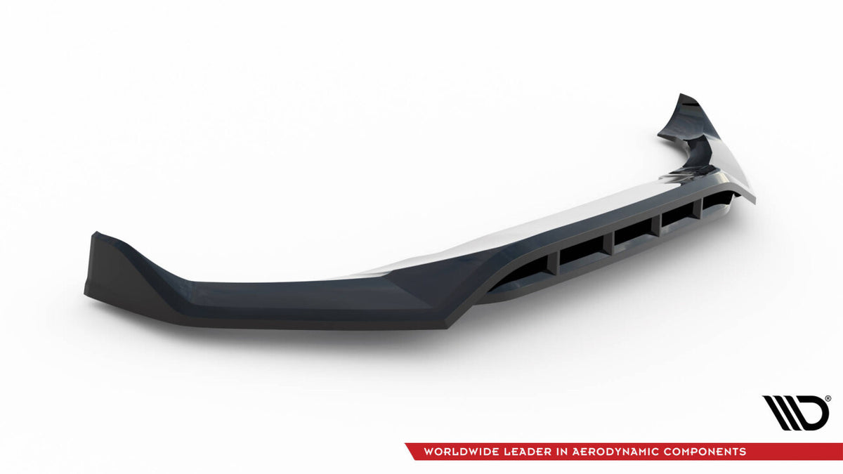 Frontlippe V.2 passend für BMW X6 M-Paket G06 FL schwarz Hochglanz