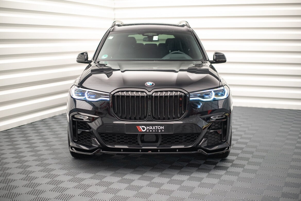Frontlippe V.2 passend für BMW X7 M-Paket G07 schwarz Hochglanz