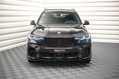 Frontlippe V.2 passend für BMW X7 M-Paket G07 schwarz Hochglanz
