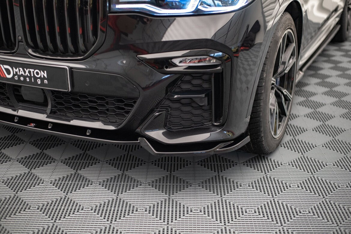 Frontlippe V.2 passend für BMW X7 M-Paket G07 schwarz Hochglanz