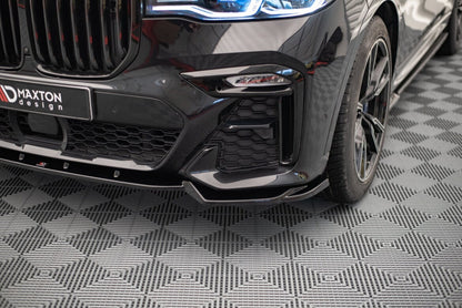 Frontlippe V.2 passend für BMW X7 M-Paket G07 schwarz Hochglanz