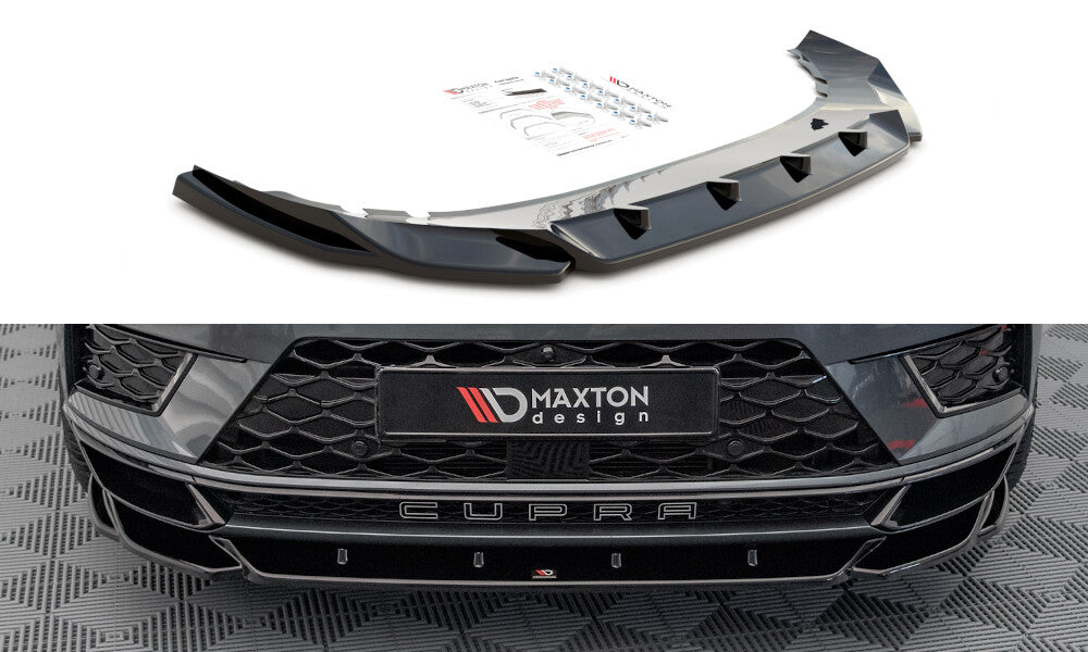 Frontlippe V.2 passend für CUPRA Ateca Mk1 schwarz Hochglanz