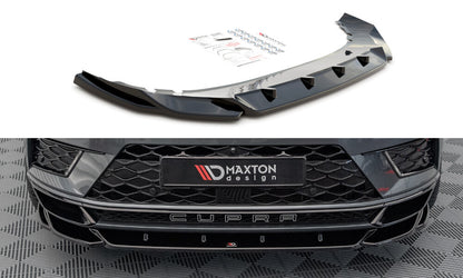 Frontlippe V.2 passend für CUPRA Ateca Mk1 schwarz Hochglanz