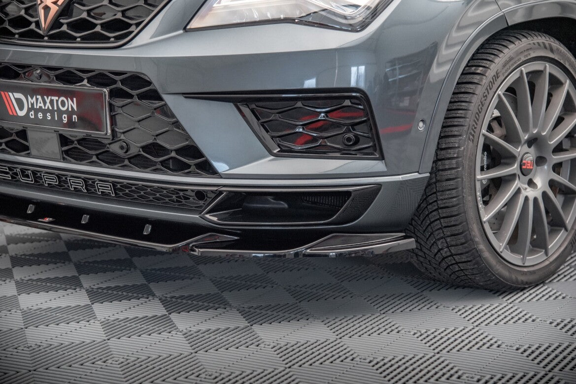 Frontlippe V.2 passend für CUPRA Ateca Mk1 schwarz Hochglanz