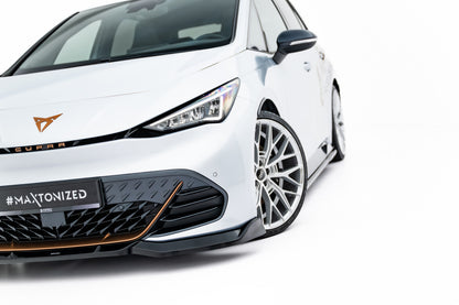 Frontlippe V.2 passend für CUPRA Born Mk1 schwarz Hochglanz