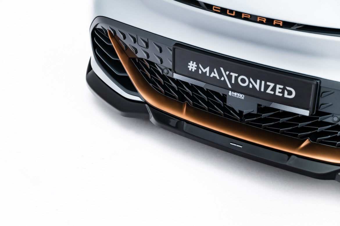 Frontlippe V.2 passend für CUPRA Born Mk1 schwarz Hochglanz
