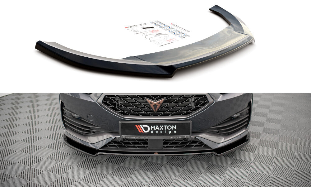 Frontlippe V.2 passend für CUPRA Leon Mk1 schwarz Hochglanz