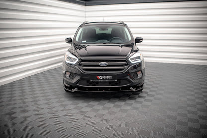 Frontlippe V.2 passend für Ford Escape ST-Line Mk3 schwarz Hochglanz