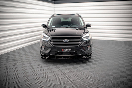 Frontlippe V.2 passend für Ford Escape ST-Line Mk3 schwarz Hochglanz