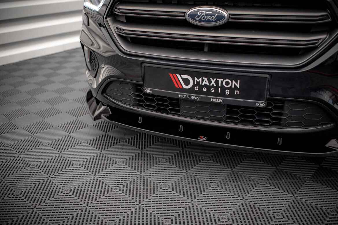 Frontlippe V.2 passend für Ford Escape ST-Line Mk3 schwarz Hochglanz