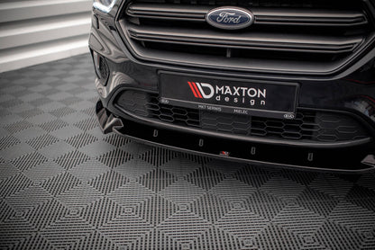 Frontlippe V.2 passend für Ford Escape ST-Line Mk3 schwarz Hochglanz