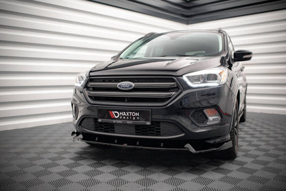 Frontlippe V.2 passend für Ford Escape ST-Line Mk3 schwarz Hochglanz