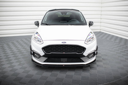 Frontlippe V.2 passend für Ford Fiesta Mk8 ST / ST-Line schwarz Hochglanz