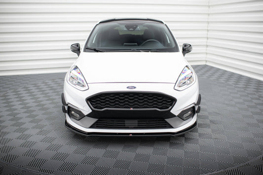 Frontlippe V.2 passend für Ford Fiesta Mk8 ST / ST-Line schwarz Hochglanz