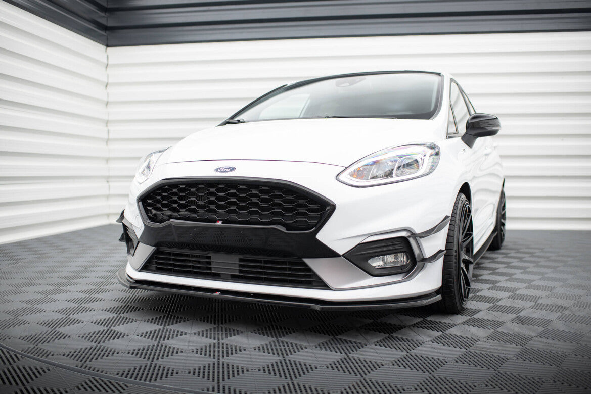 Frontlippe V.2 passend für Ford Fiesta Mk8 ST / ST-Line schwarz Hochglanz