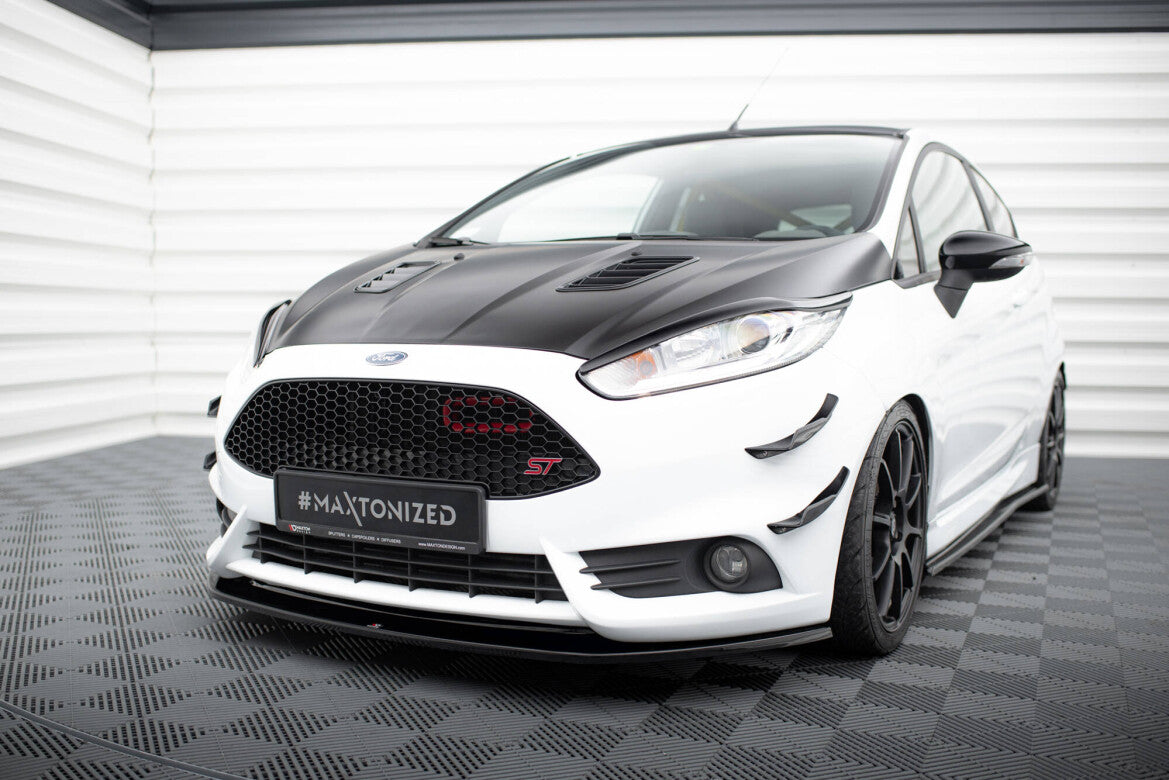 Frontlippe V.2 passend für Ford Fiesta ST Mk7 FL schwarz Hochglanz