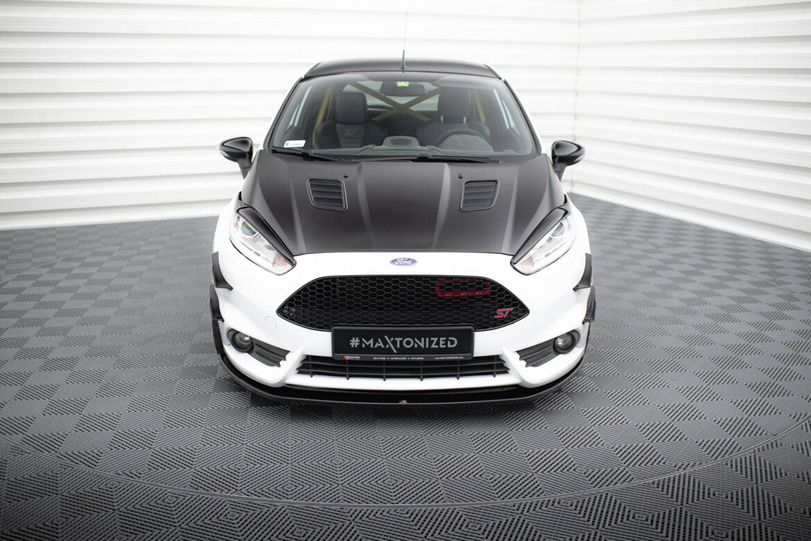 Frontlippe V.2 passend für Ford Fiesta ST Mk7 FL schwarz Hochglanz