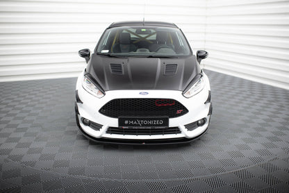 Frontlippe V.2 passend für Ford Fiesta ST Mk7 FL schwarz Hochglanz
