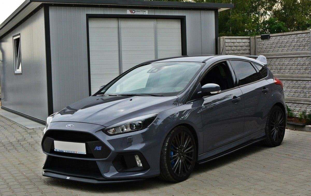 Frontlippe V.2 passend für Ford Focus RS Mk3 schwarz Hochglanz