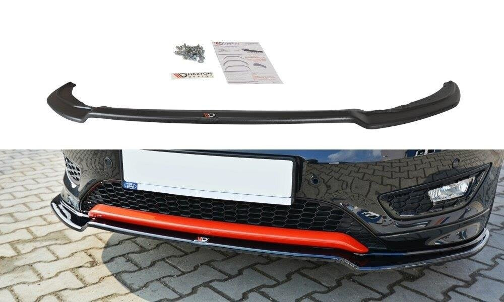 Frontlippe V.2 passend für Ford Focus ST-Line Mk3 FL schwarz Hochglanz