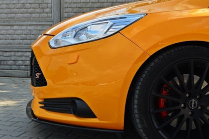 Frontlippe V.2 passend für Ford Focus ST Mk3 schwarz Hochglanz