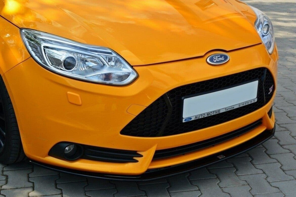 Frontlippe V.2 passend für Ford Focus ST Mk3 schwarz Hochglanz