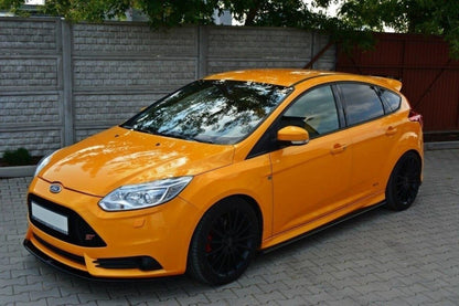 Frontlippe V.2 passend für Ford Focus ST Mk3 schwarz Hochglanz