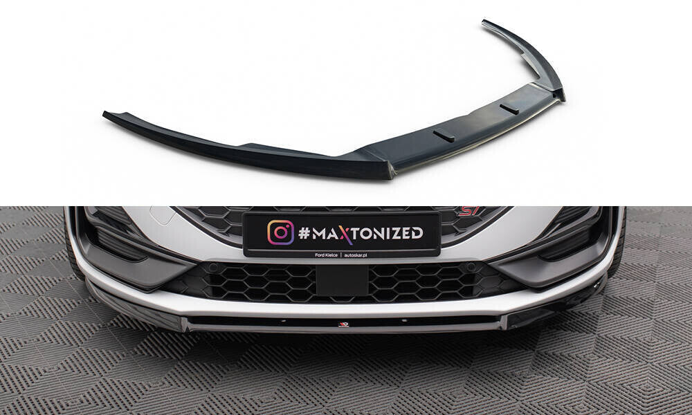 Frontlippe V.2 passend für Ford Focus ST / ST-Line Mk4 FL schwarz Hochglanz