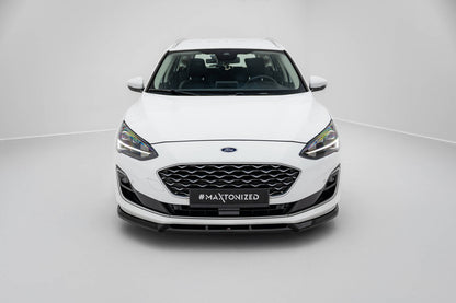 Frontlippe V.2 passend für Ford Focus Vignale Mk4 schwarz Hochglanz