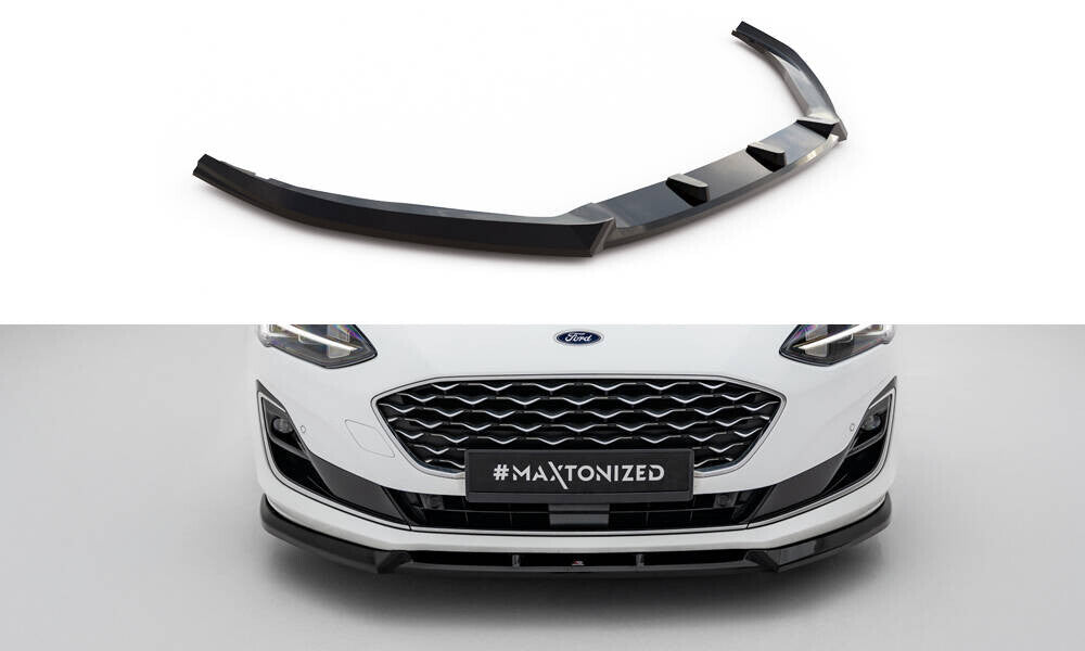 Frontlippe V.2 passend für Ford Focus Vignale Mk4 schwarz Hochglanz