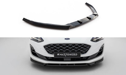 Frontlippe V.2 passend für Ford Focus Vignale Mk4 schwarz Hochglanz