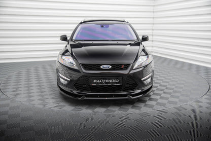 Frontlippe V.2 passend für Ford Mondeo ST-Line Kombi Mk4 FL schwarz Hochglanz