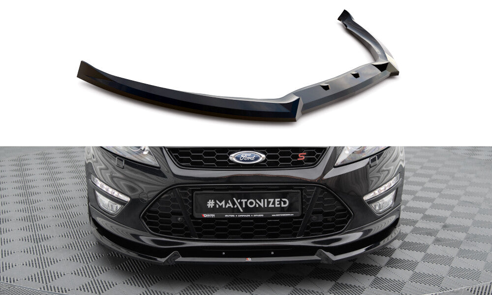 Frontlippe V.2 passend für Ford Mondeo ST-Line Kombi Mk4 FL schwarz Hochglanz