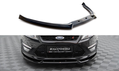 Frontlippe V.2 passend für Ford Mondeo ST-Line Kombi Mk4 FL schwarz Hochglanz