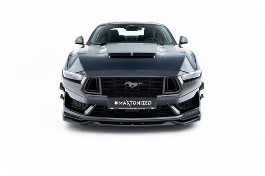 Frontlippe V.2 passend für Ford Mustang Dark Horse Mk7 schwarz Hochglanz