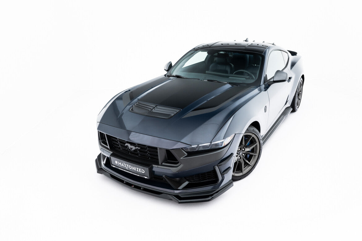 Frontlippe V.2 passend für Ford Mustang Dark Horse Mk7 schwarz Hochglanz