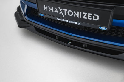 Frontlippe V.2 passend für Ford Mustang GT Mk7 schwarz Hochglanz
