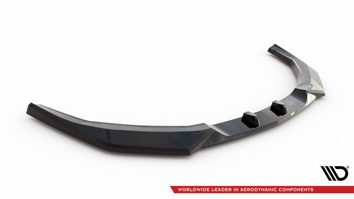 Frontlippe V.2 passend für Ford Mustang GT Mk7 schwarz Hochglanz