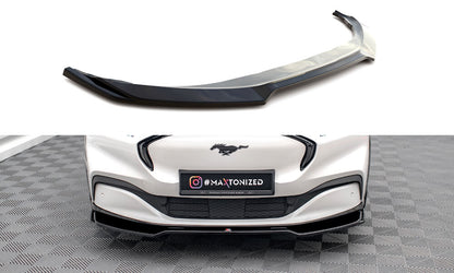 Frontlippe V.2 passend für Ford Mustang Mach-E Mk1 schwarz Hochglanz