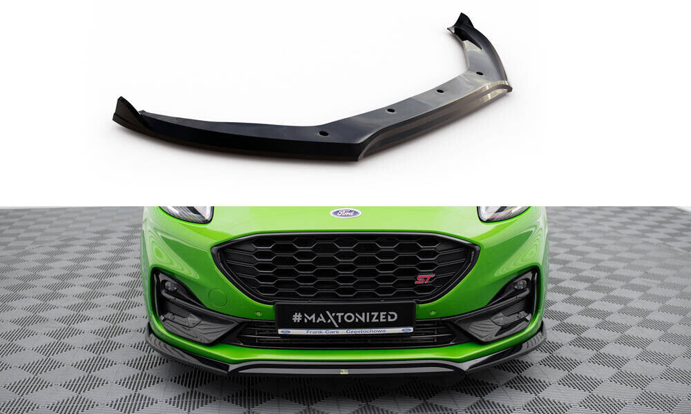 Frontlippe V.2 passend für Ford Puma ST / ST-Line Mk1 schwarz Hochglanz